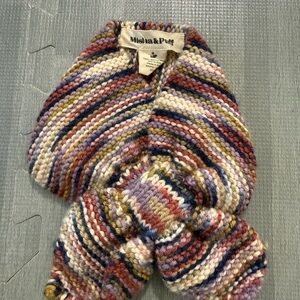 Misha & Puff Striped sledding Knit Scarf - Multicolor